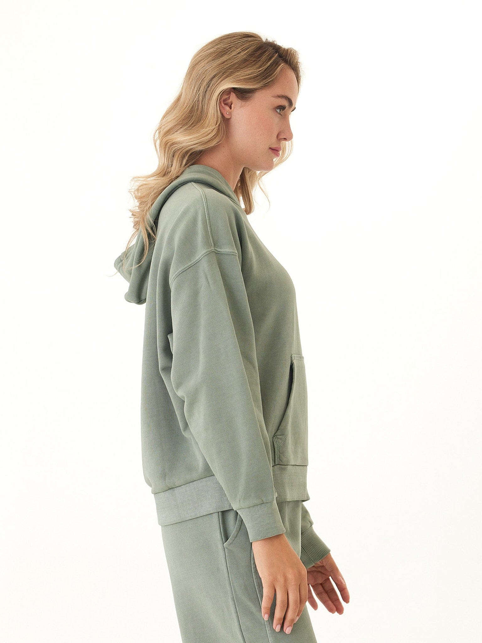 Tanya Mineral Wash Cotton Terry Pullover Hoodie
