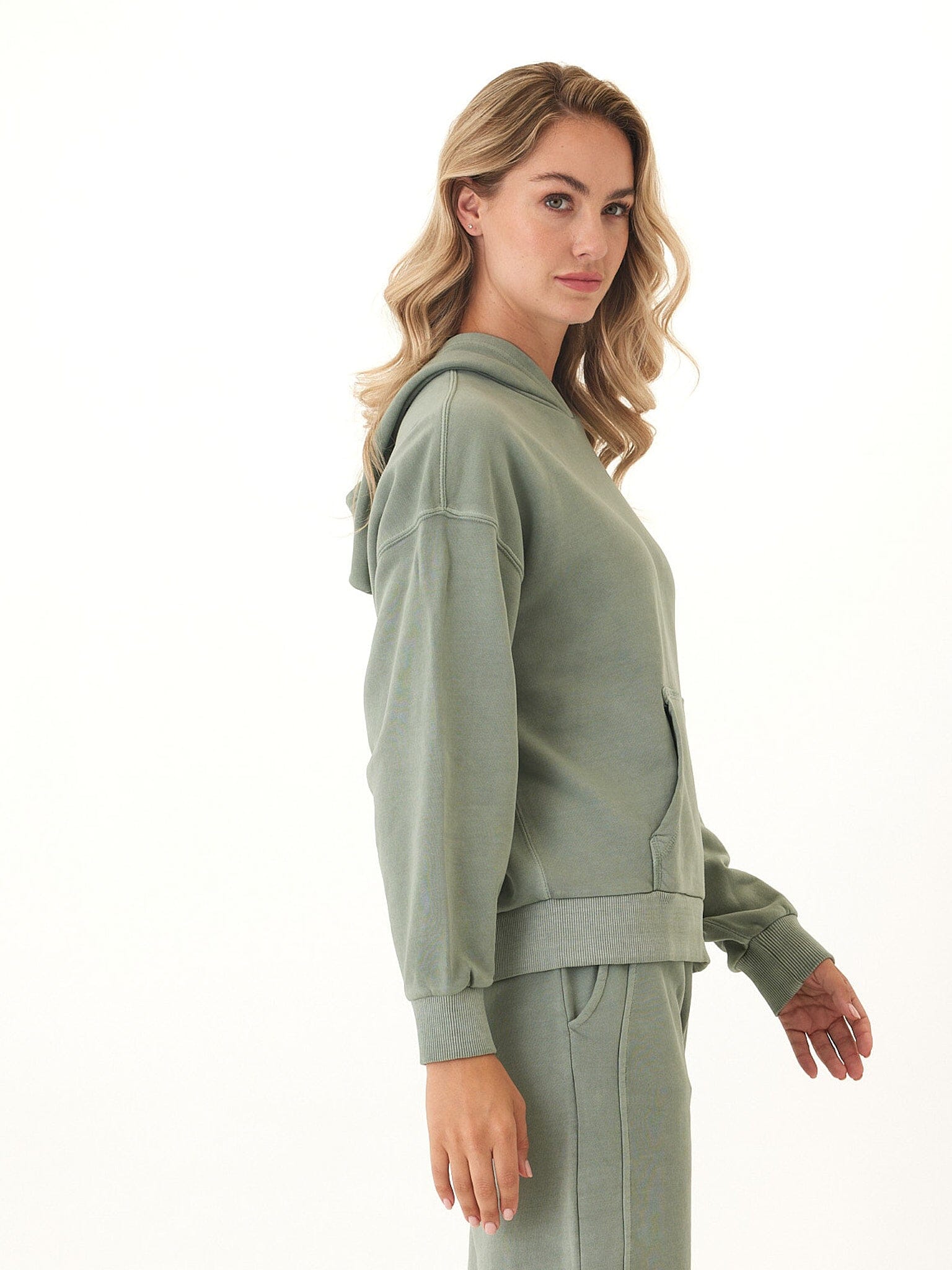 Tanya Mineral Wash Cotton Terry Pullover Hoodie