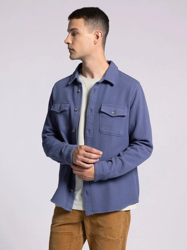 Tate Jacket - Cotton Button Front Layer NIGHTSHADE-Jacket-Thread & Supply (Mens)-M-Urbanheer