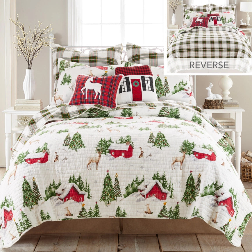 Tatum Pines Quilt Set-Set-Levtex Home-Twin/Twin XL-Multi-Urbanheer
