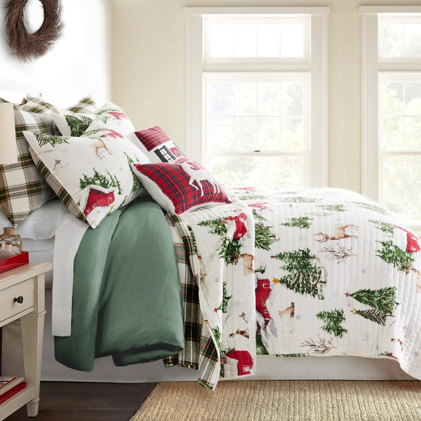 Tatum Pines Quilt Set-Set-Levtex Home-Twin/Twin XL-Multi-Urbanheer