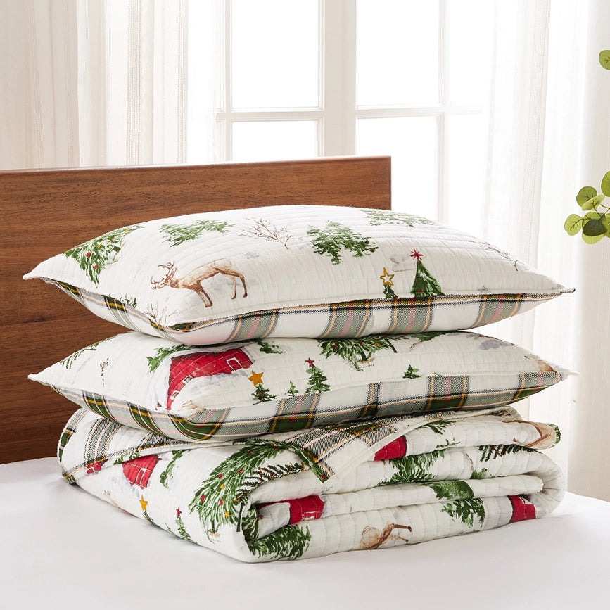 Tatum Pines Quilt Set-Set-Levtex Home-Twin/Twin XL-Multi-Urbanheer