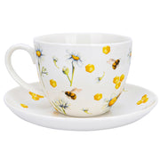 Tea With Honey Tea Cup W/ Saucer 400Ml-Tea Cup/Saucer-STP-Capacity 15.2 fl oz (450 ml) Diameter Saucer - 6.85" (17.4 cm)-Urbanheer
