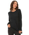 Teagan Feather Fleece Step-Hem Tunic