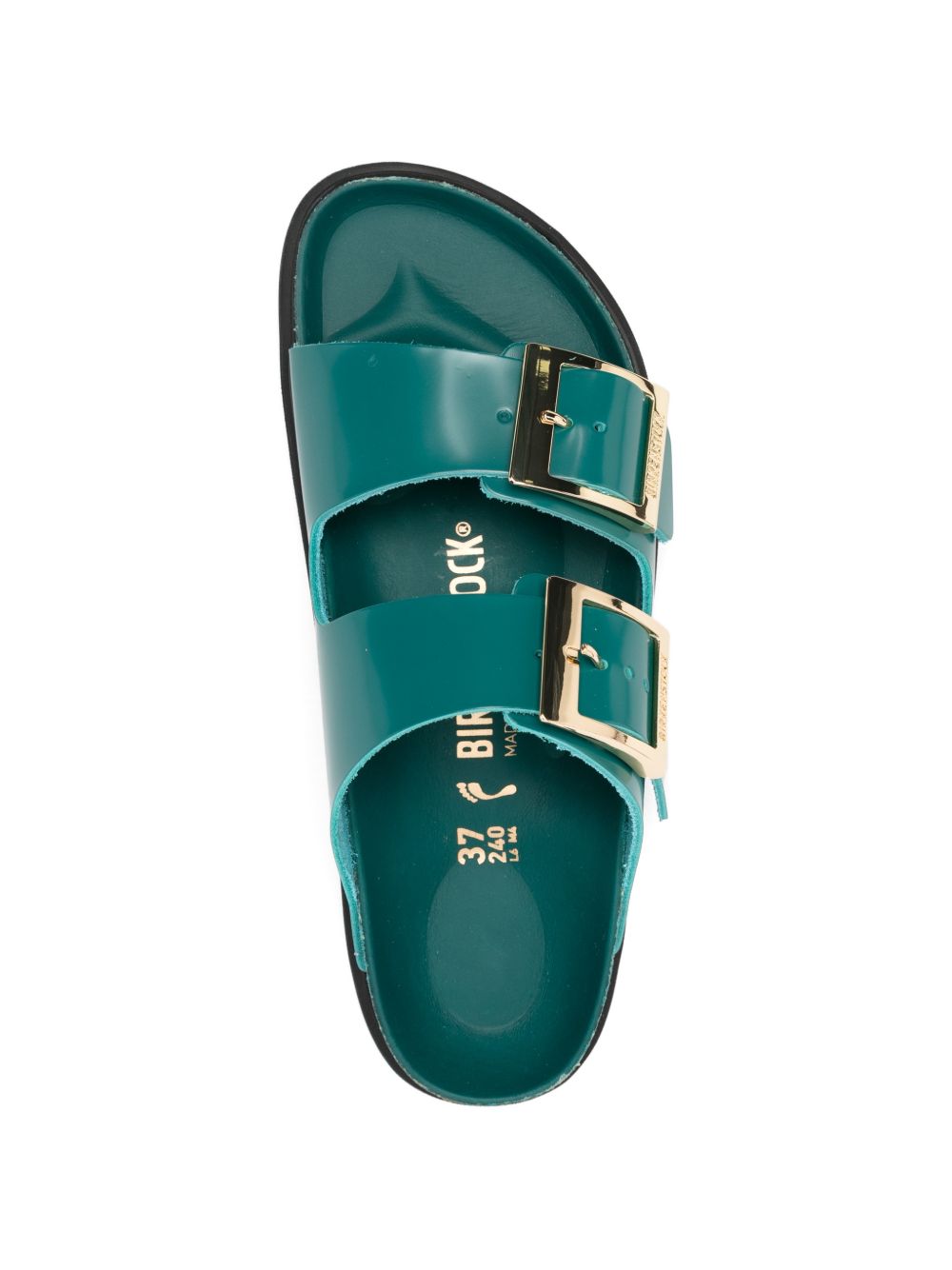 Teal Buckle Strap Sandals for Summer Comfort