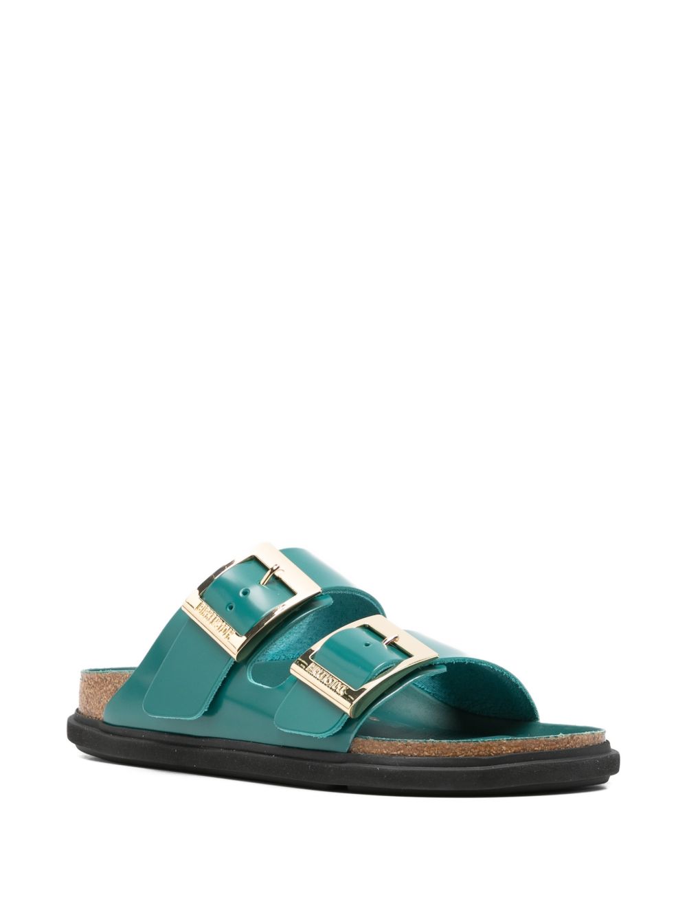 Teal Buckle Strap Sandals for Summer Comfort