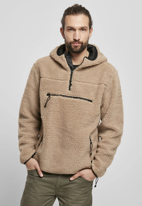 Teddy Fleece Worker Sweater-Sweater-Norvine-S-camel-Urbanheer