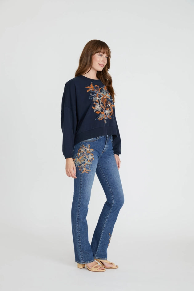 Teddy X 3D Floral-Jeans-DRIFTWOOD-XS-Urbanheer