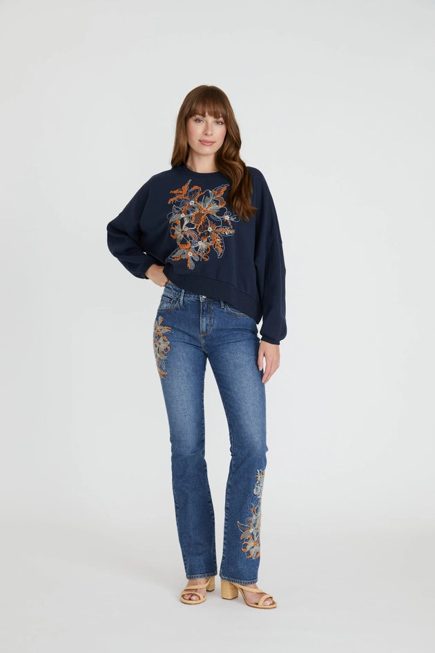 Teddy X 3D Floral-Jeans-DRIFTWOOD-XS-Urbanheer