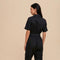 Tencel Blend Utility Jumpsuit BLACK-Jumpsuit-In Loom-S-Urbanheer