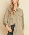Tencel Oversized Shirt SAGE-Shirt-Dress Forum-S-Urbanheer