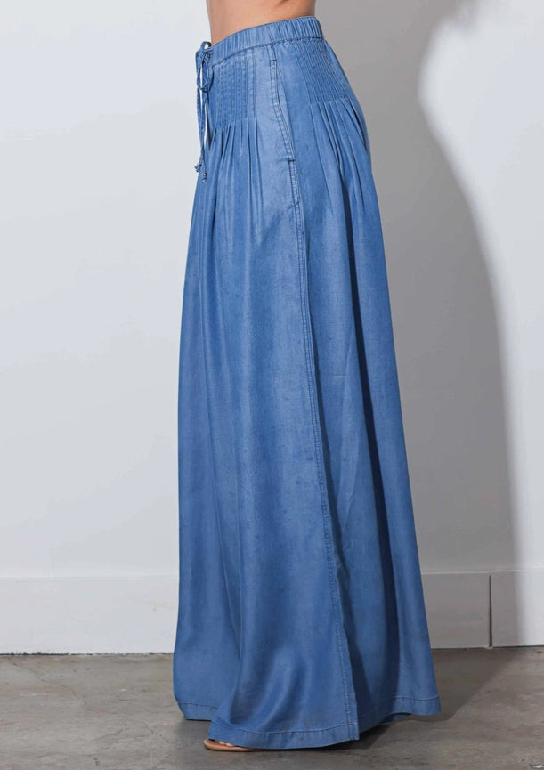 Tencel Palazo Pants-Pants-Vibrant M.i.U-S-Medium Stone-Urbanheer