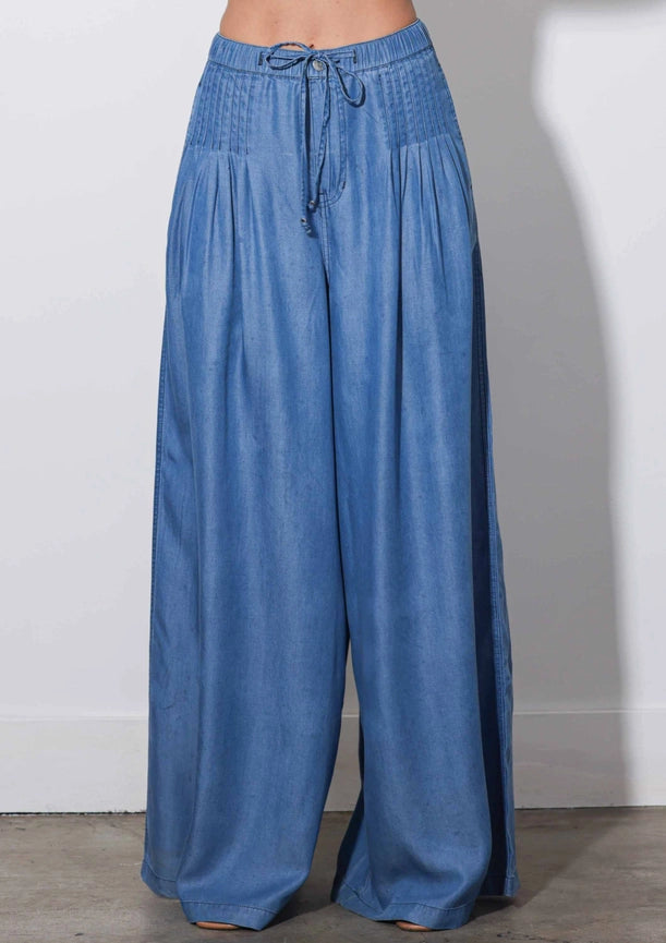 Tencel Palazo Pants-Pants-Vibrant M.i.U-S-Medium Stone-Urbanheer