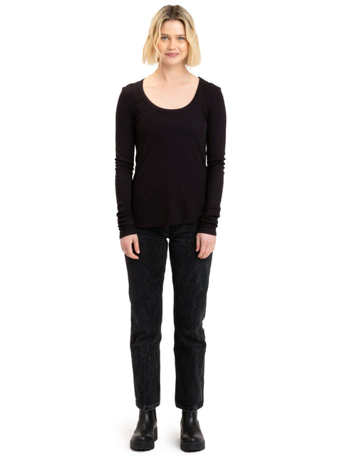 Tessa Feather Rib Long Sleeve