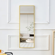 The 4rd generation aluminum alloy metal frame wall mounted full body mirror, bathroom makeup mirror,-UH Decor-Default-Urbanheer