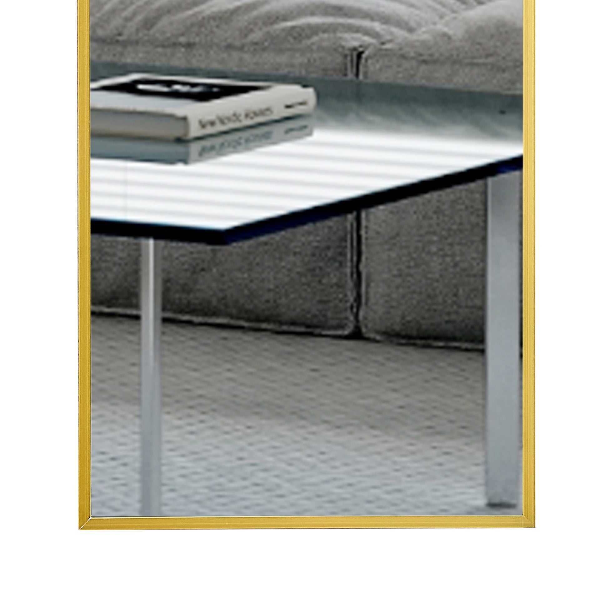 The 4rd generation aluminum alloy metal frame wall mounted full body mirror, bathroom makeup mirror,-UH Decor-Default-Urbanheer