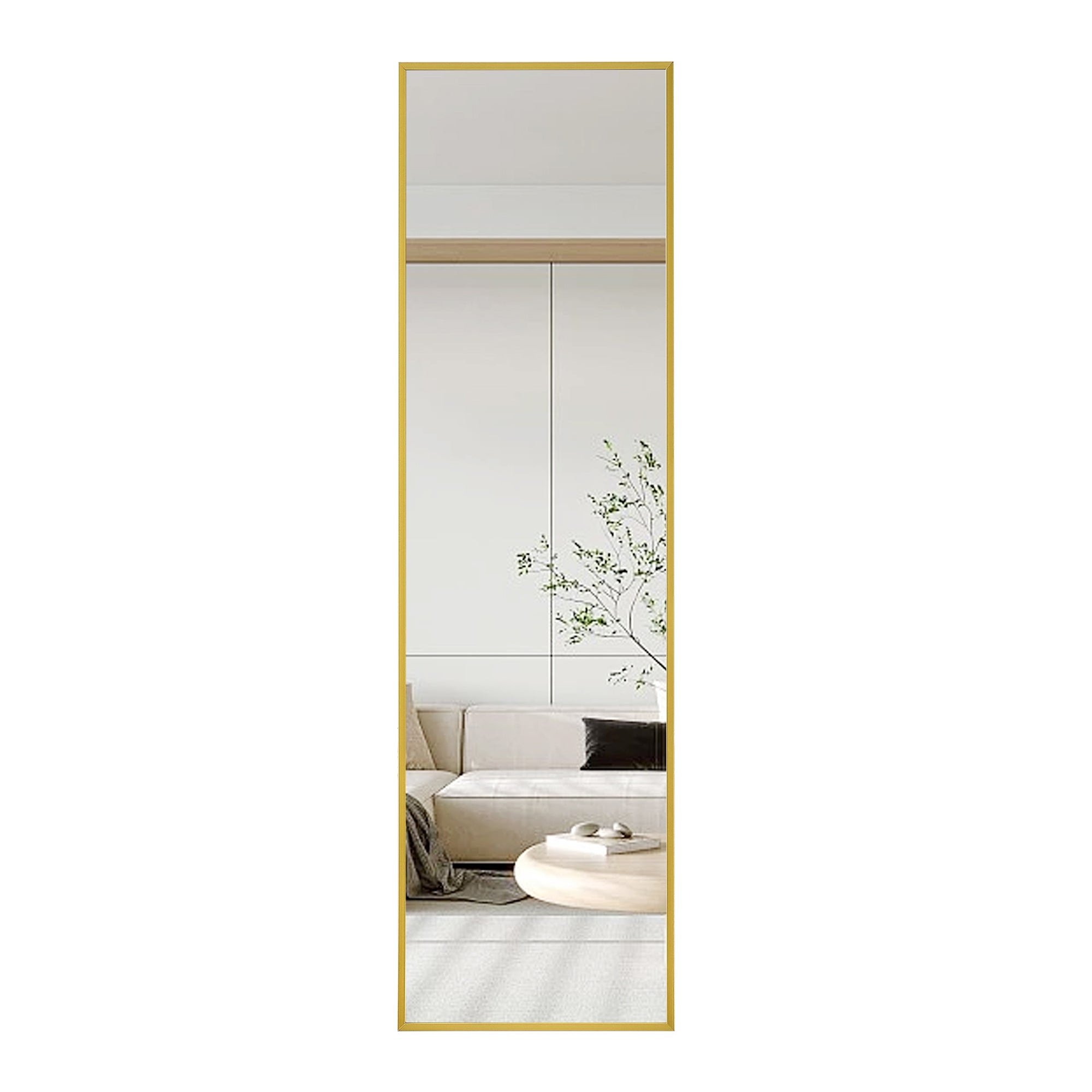 The 4rd generation aluminum alloy metal frame wall mounted full body mirror, bathroom makeup mirror,-UH Decor-Default-Urbanheer