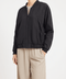 The Abby | Recycled & Reversible Bomber | Black / Ecru