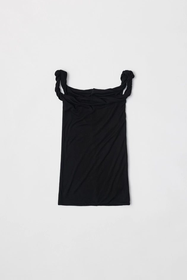 The Alix Top | Twisted Off the Shoulder Tank Top BLACK-Tank Top-All Row-S-BLACK-Urbanheer