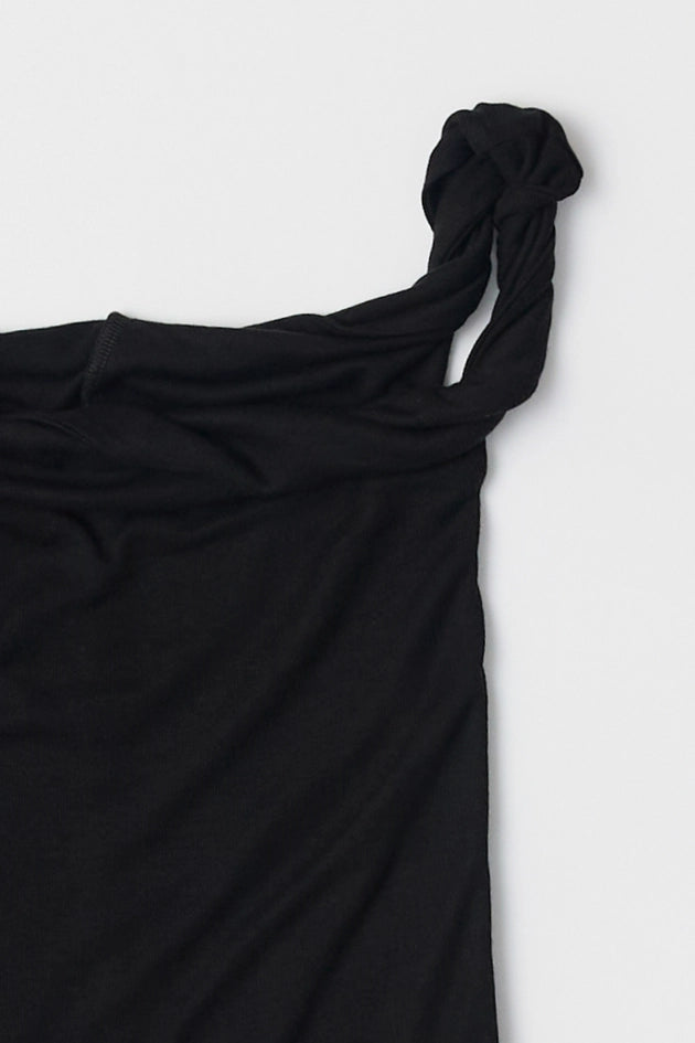 The Alix Top | Twisted Off the Shoulder Tank Top BLACK-Tank Top-All Row-S-BLACK-Urbanheer