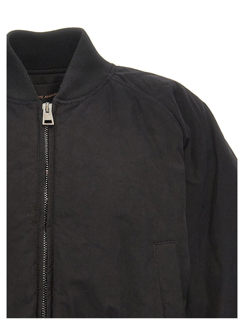 The Andamane Sierra Cropped Bomber Jacket