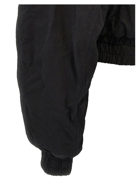 The Andamane Sierra Cropped Bomber Jacket