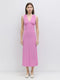 The Arielle Dress | Lace Trimmed Midi Dress PINK-Dress-All Row-S-PINK-Urbanheer