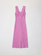 The Arielle Dress | Lace Trimmed Midi Dress PINK-Dress-All Row-S-PINK-Urbanheer