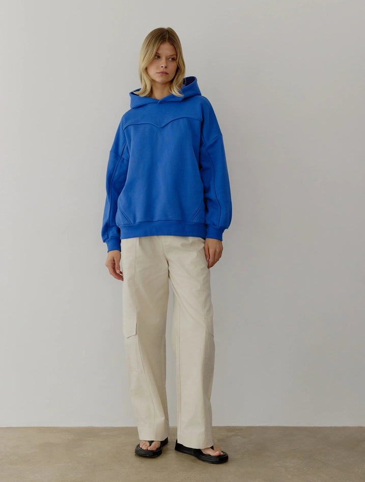 The Arlo Hoodie | Oversized Hoodie with Piping Detail BLUE-Hoodie-All Row-S-BLUE-Urbanheer