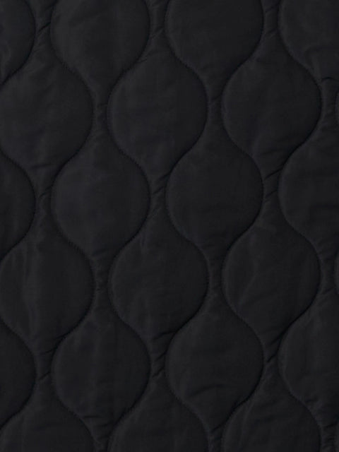 The Astrid Vest | Front Tie Puffer Vest BLACK-Vest-MOD REF-S-BLACK-Urbanheer