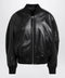 The Attico Anja bomber jacket in black leather