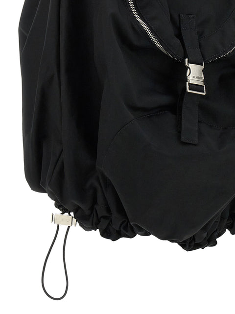 The Attico Black Utility Shorts