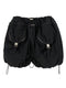 The Attico Black Utility Shorts