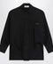 The Attico Black cotton shirt with logo