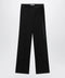 The Attico Black virgin wool tuxedo trousers