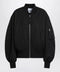 The Attico Black zip bomber jacket
