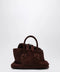 The Attico Brown suede La Passeggiata Mini bag