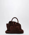 The Attico Brown suede La Passeggiata Mini bag