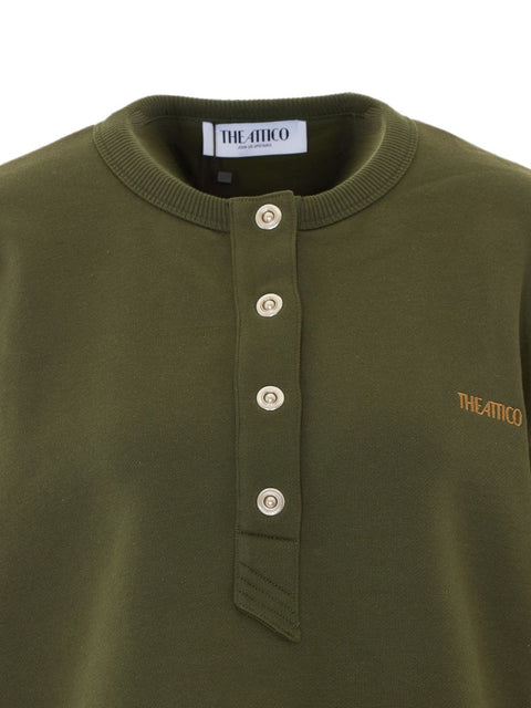 The Attico Color-Block Button Shirt