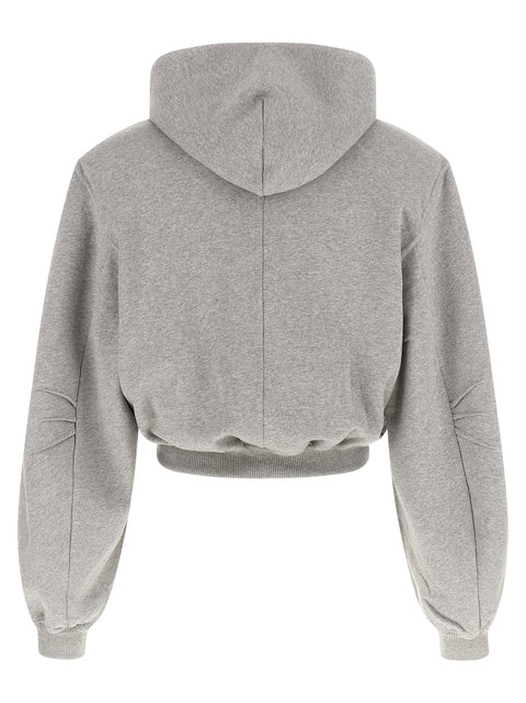 The Attico Cropped Hoodie