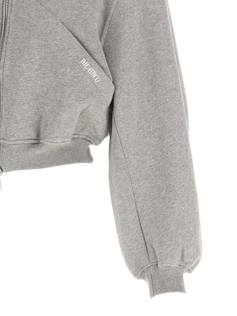The Attico Cropped Hoodie