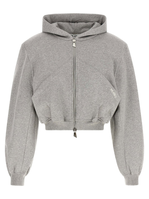 The Attico Cropped Hoodie