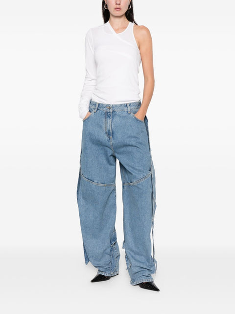 The Attico Denim cotton jeans