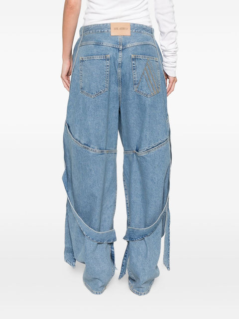 The Attico Denim cotton jeans
