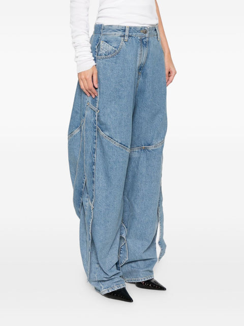 The Attico Denim cotton jeans