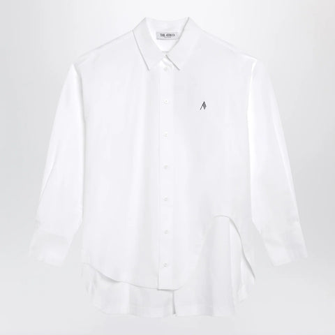 The Attico Diana shirt in white cotton