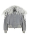 The Attico Feather Insert Bomber Jacket