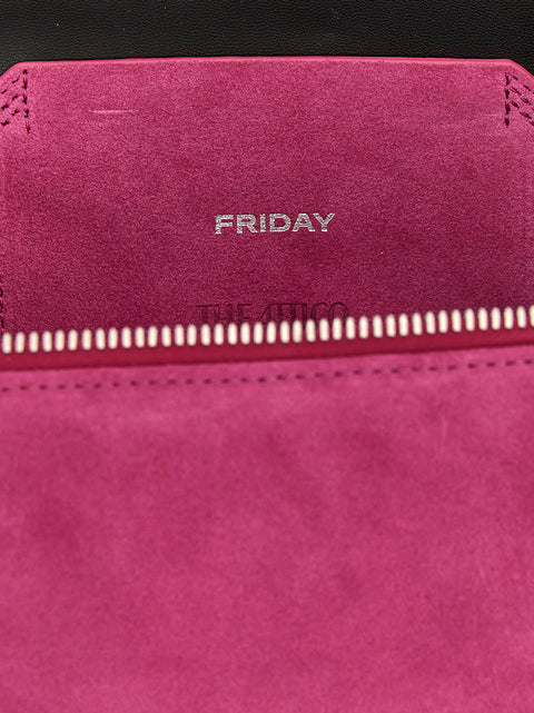 The Attico Friday Mini Fucia Handbag