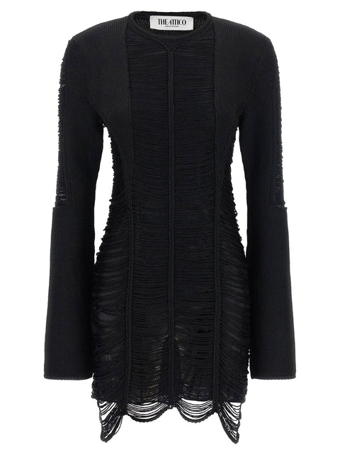 The Attico Fringed Dress