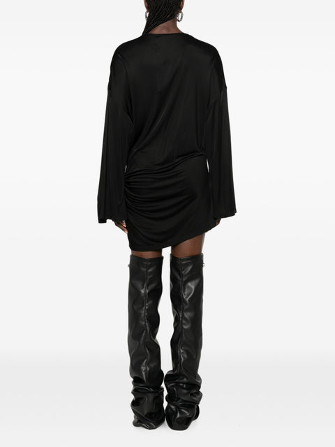 The Attico Gathered Mini Dress